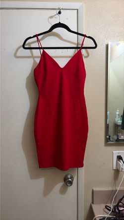 Red summer dress