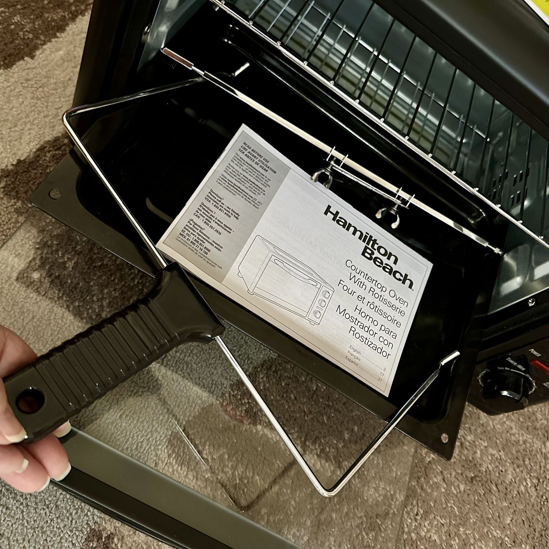 New Hamilton Beach Toaster Oven