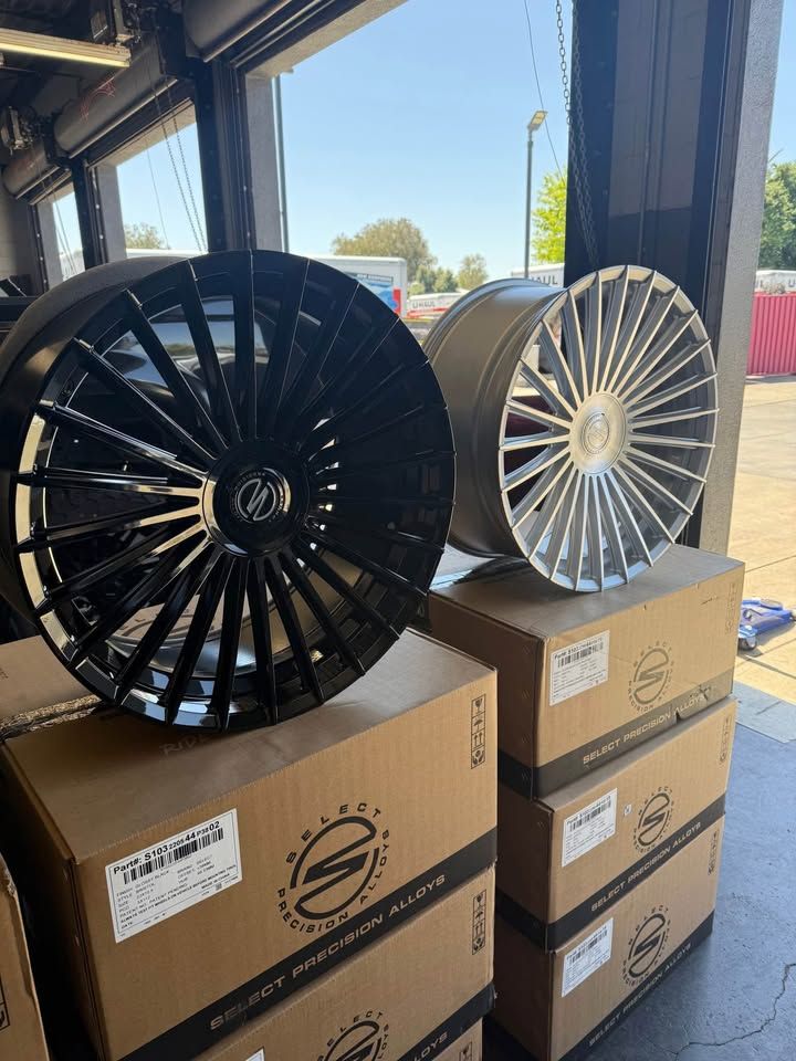 22” Multi-Spoke Forged Wheels with Tires Financing available