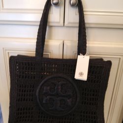 Tory Burch Ella Crochet Tote 