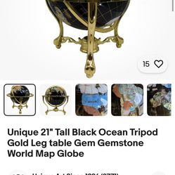 Globe With Gemstones 