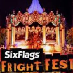 Fright Fest Six flag Magic Mountain Tickets 