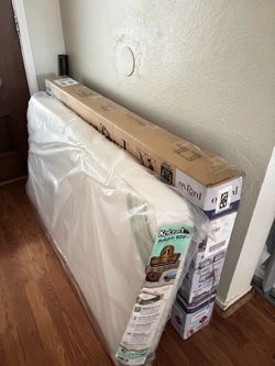 Crib and mattress