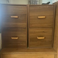 Two File Cabinets