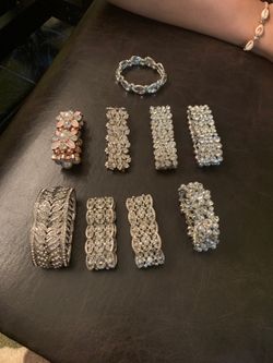 Diamond bracelet/ diamond pearl