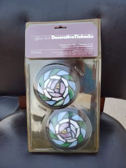 Tiffany style tie backs