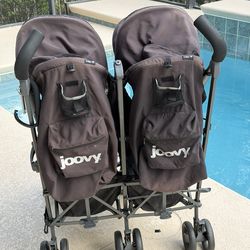 Joovy TwinGroove Ultralight Double Stroller – Great for Disney & Travel