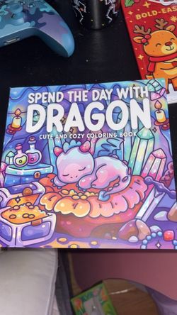 Spend the Day with Dragon Coloring Book