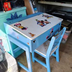 Vintage art desk