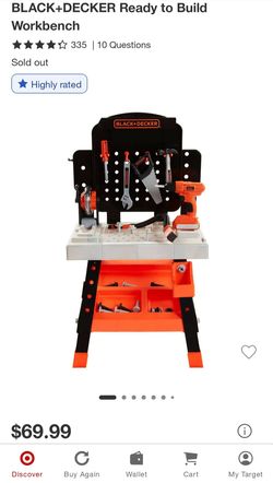 Black+Decker Ready to Build Kids Workbench