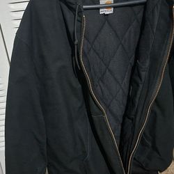 Black XL  Carhartt Mens Jacket 