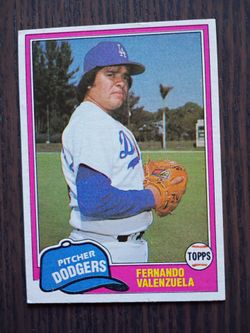 Fernando Valenzuela rookie card