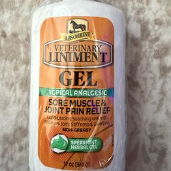 Veterinary liniment-topical analgesic gel