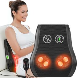 BRAND NEW! Rechargeable Neck/Back Deep Tissue, 4D Kneading Massager 