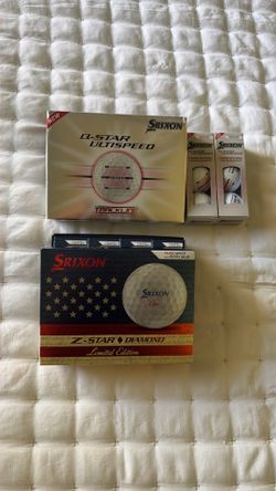 Srixon choice of golf balls