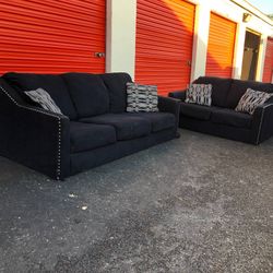 Blue Couch Set