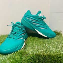 Adidas Low-Top Basketball Sneakers Teal