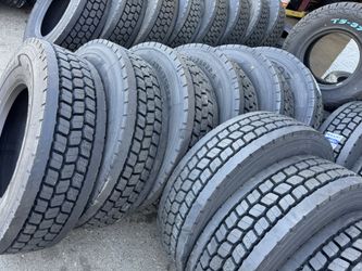 295/75R22.5 AMULET DRIVE TIRES 16ply Carry Out