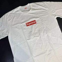 Supreme LA Box Logo Tee"White'