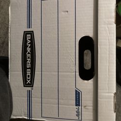 MOVING? File/bankers boxes ready to fill