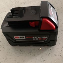 Milwaukee M18 18-Volt 5.0 Ah Lithium-Ion XC Extended Capacity Battery Pack
