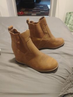 Botines Cafes Size 6 Muy Buenos Condiciones 1 Puesta