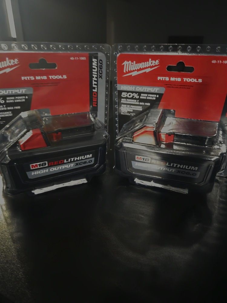 New Milwaukee M18 6.0 High Output