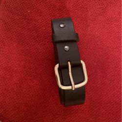 Genuine Leather Unisex Belt ( 39.5”/ 1.25 W)