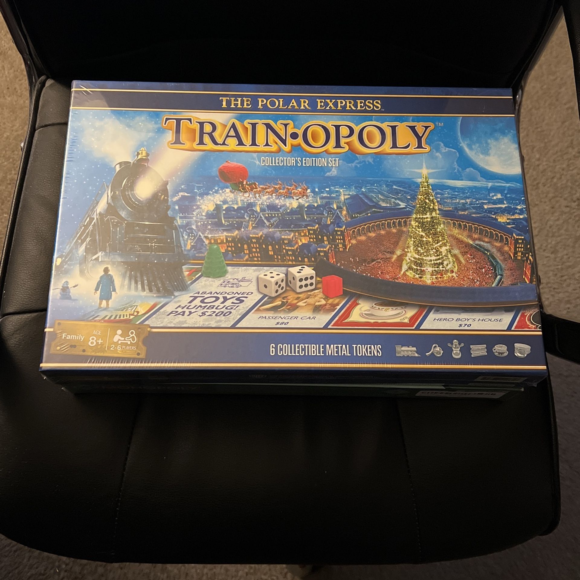 The Polar Express Train•Opoly Collectors Edition Set Board Game