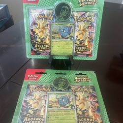 2 Pokemon Ascended Heroes Mega Evolution blisters
