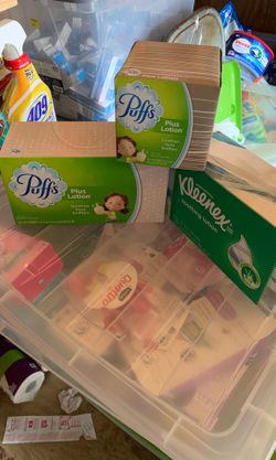 Puffs ,Kleenex tissue over 500 boxes