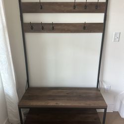 Entry Way Bench/Coat Rack