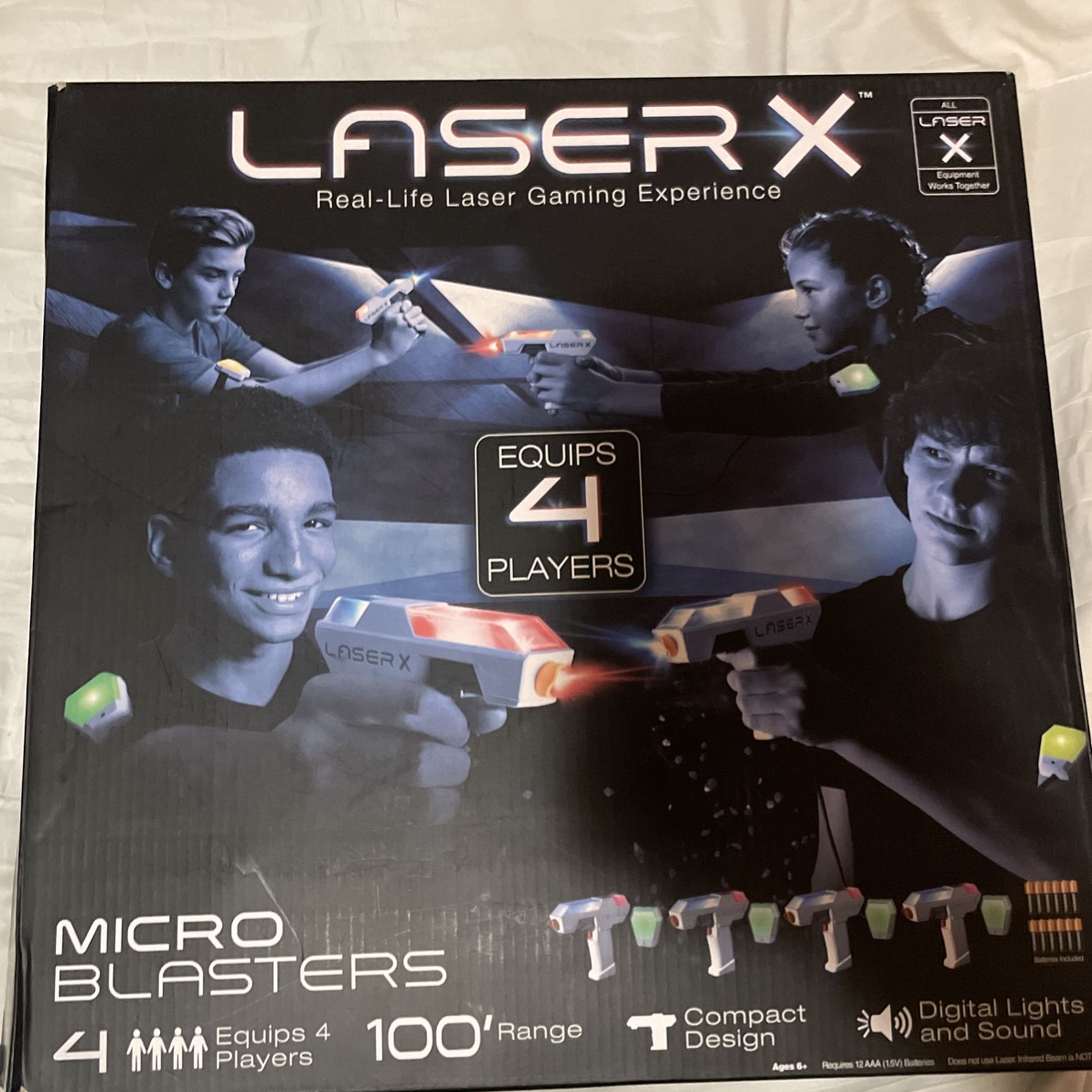 LaserX real life, laser, gaming experience 4 player