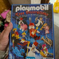 Playmobil vintage Christmas ornament set