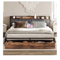 LIKIMIO King Size Bed Frame