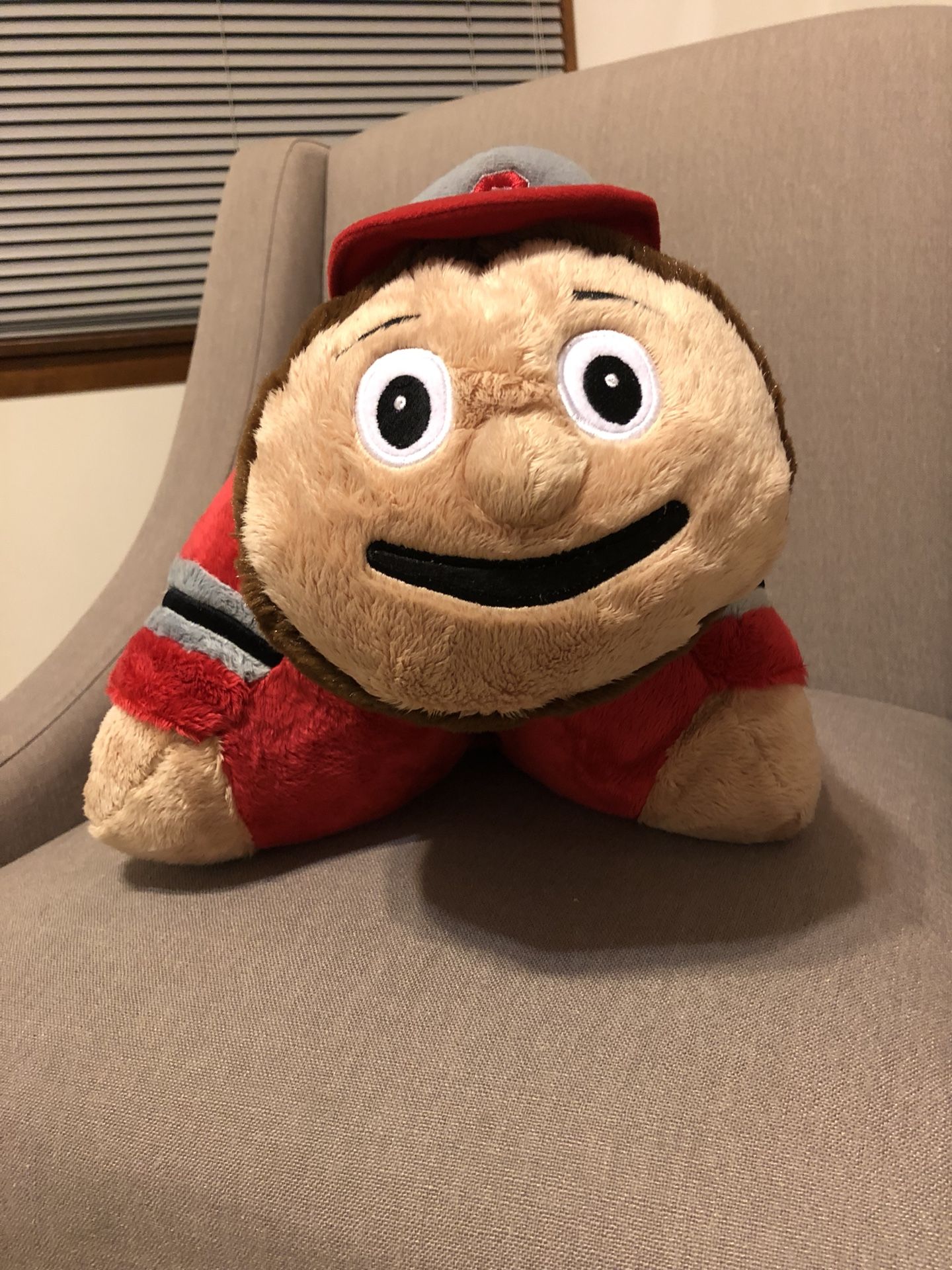 Ohio State - Brutus Buckeye” My Pillow Pets" - unique folding pillow