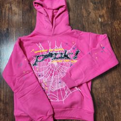 Sp5der Pink Hoodie