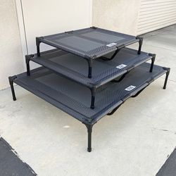 (New in box) elevated dog bed 3 sizes (medium $22, large $27, x-large $35) raised pet bed cot indoor outdoor 
