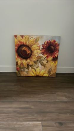 Sunflower Picture Frame 20x20