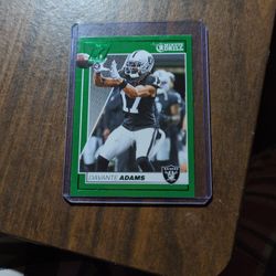 DAVANTE ADAMS FOOTBALL CARD.