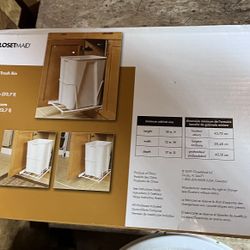 Closet Maid Pull Out Trash Bin New In Box
