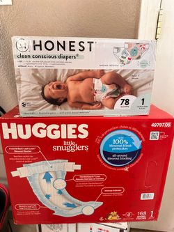 Honest/ Huggies Diapers Size 1