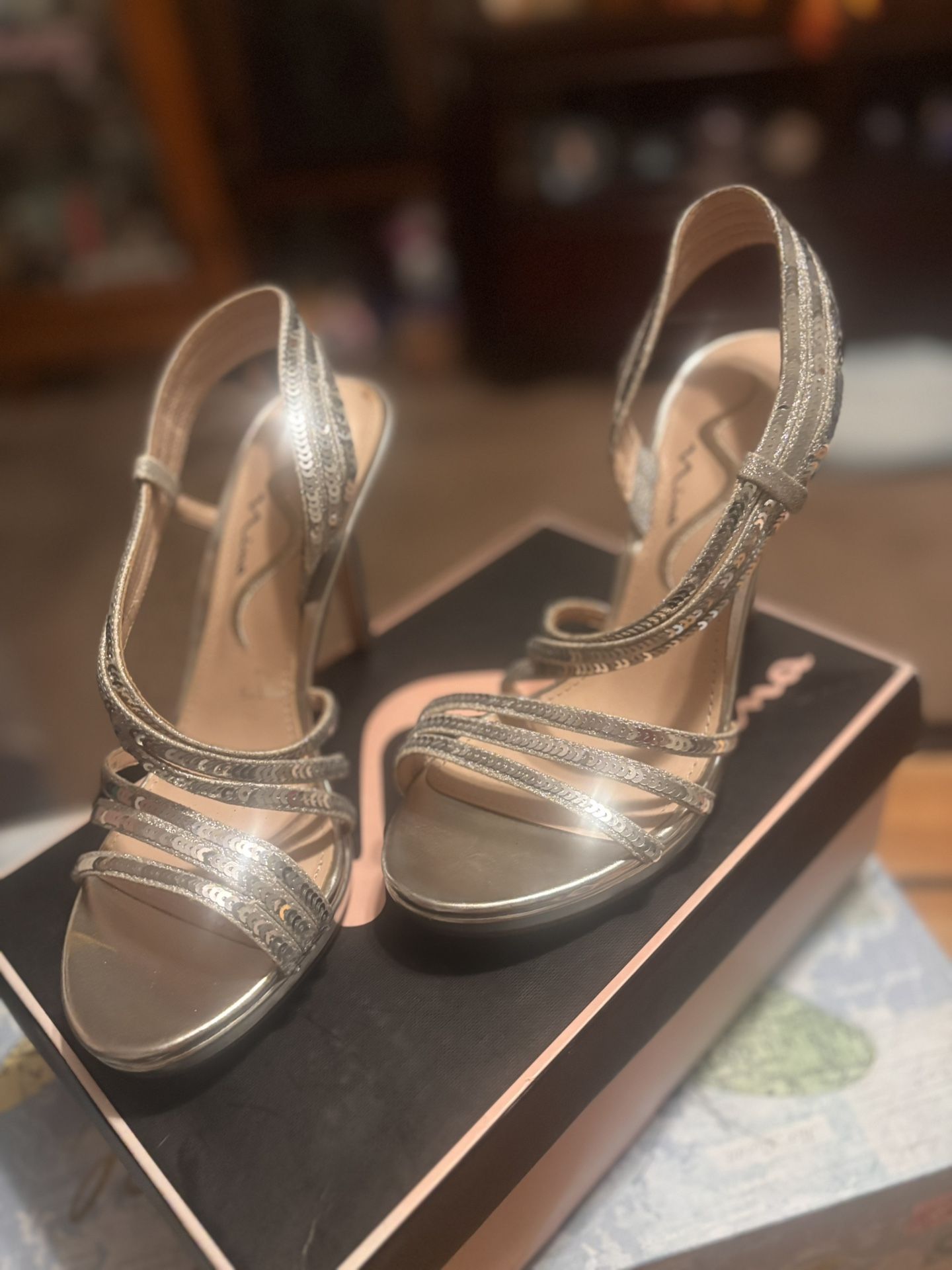 Nina Sparkly Strap Heals