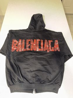 Large Balenciaga hoodie 