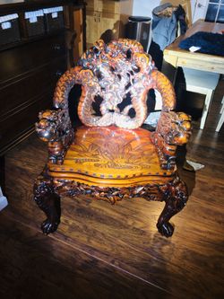 Dragon Rosewood Chair!