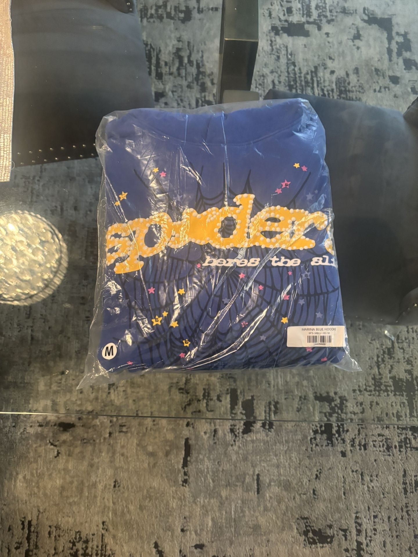 Sp5der TC Blue Hoodie