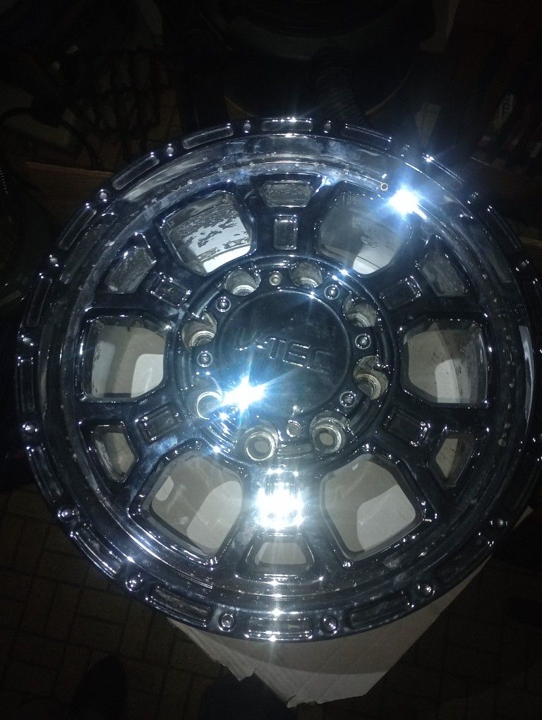 17" V-tec Rims 8 Lug 8x6. 5