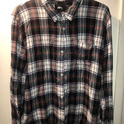 Stussy Size Large Womens Button Up
