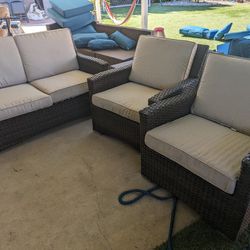 Patio Furniture... only patio furniture with gray cushions