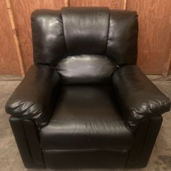 Rocking Recliner Leather Chair - Free Delivery 